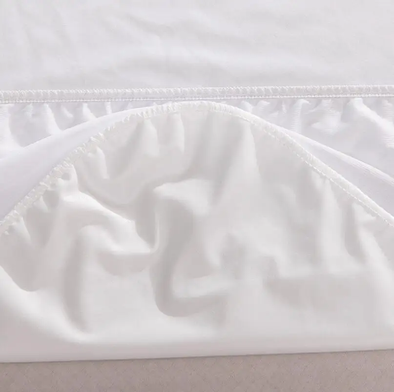 100% водонепроницаемый махровый хлопковый пыленепроницаемый дышащий ультратонкий наматрасник с глубоким карманом первоклассный наматрасник с защитой