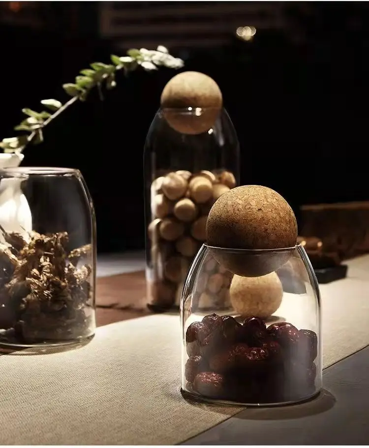 Airtight Food Storage Containers Glass Food Storage Containers Kitchen Organizers 500ml Glass Storage Containers