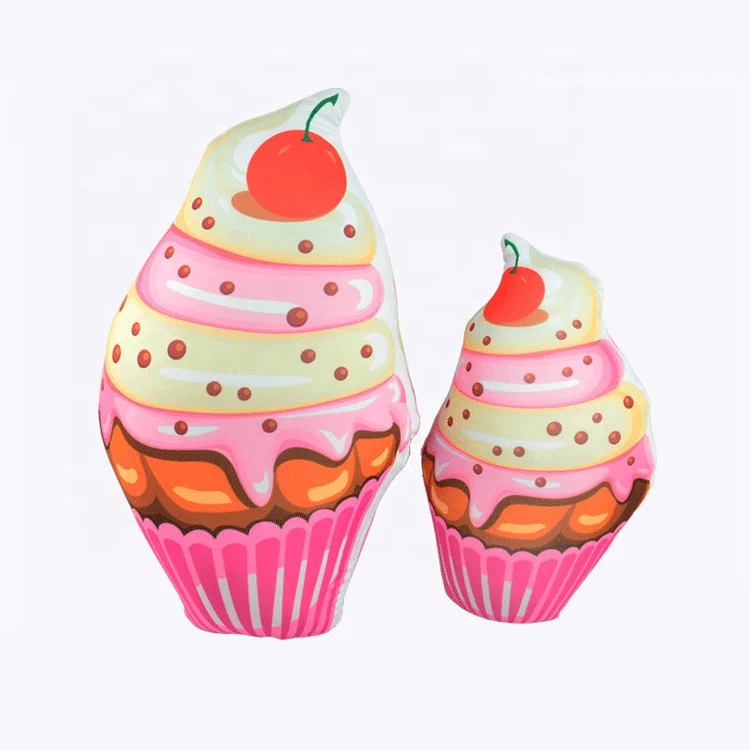 Игрушка для мороженого, набивная с микробусинами, игрушечная Подушка на заказ для детей, домашний Декор для дома и улицы