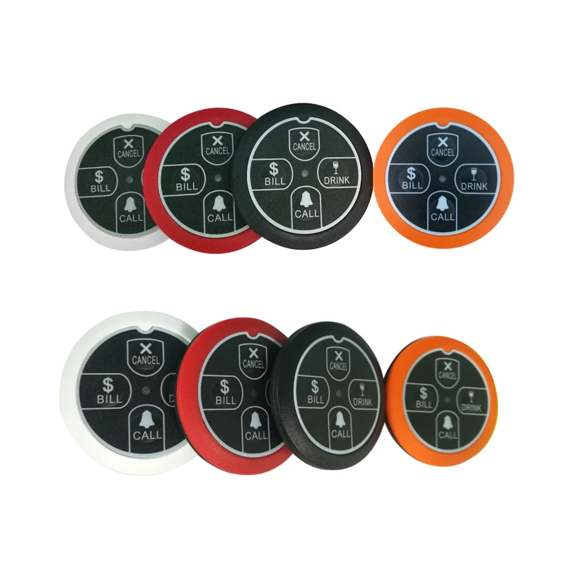 Беспроводная система вызова официанта пейджера для обслуживания ресторана гостевой пейджер часы-приемник + 4