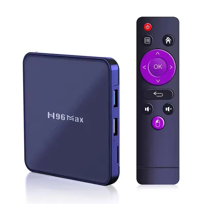 H96 Max V12 Rockchip RK3318 Quad-core Digital Newest OS Android 12 TV Box Wifi Set Top Box BT4.0 Android Box 4K 2.4G/5G MX 10