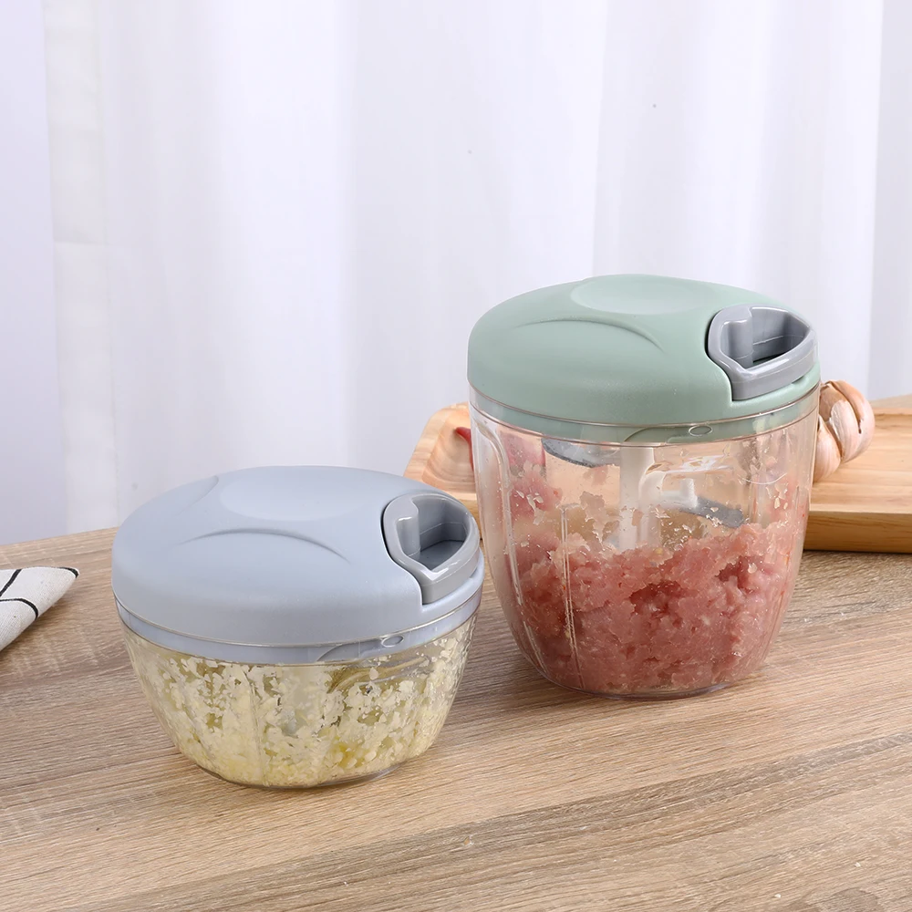 stainless steel blade garlic press manual garlic grinder for Boneless Meat Fruits Vegetables Onions etc