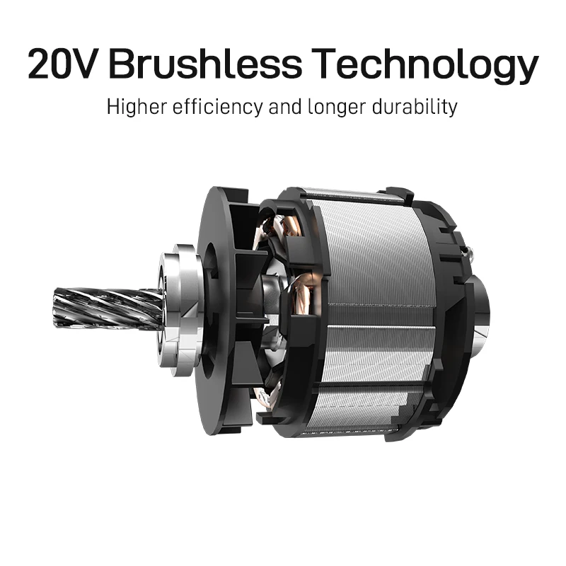 DongCheng 20V Series 488N.m 1/2' Square Brushless Battery Impact Wrench Set