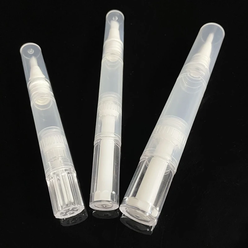 2ml empty aluminium plastic cuticle oil nail custom twist cosmetic pen with brush applicator