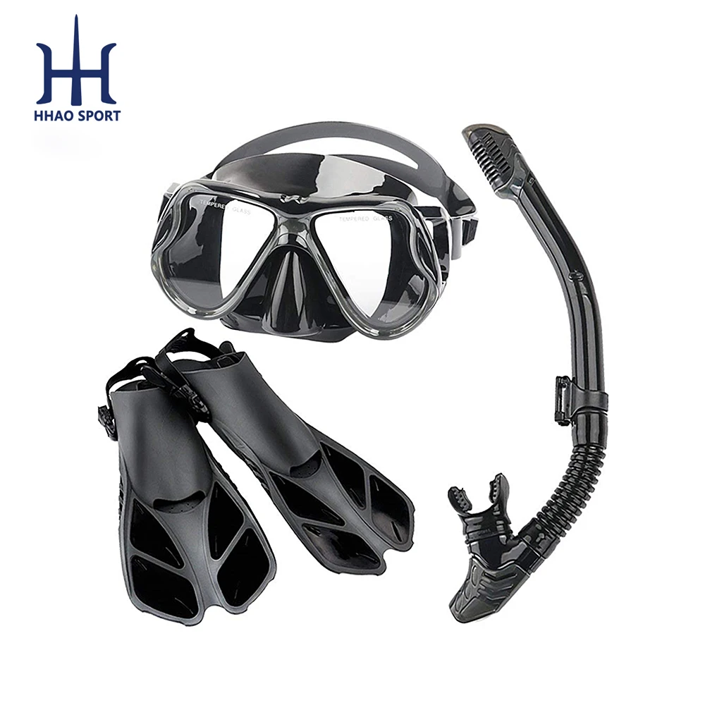 
Factory Supply Mask Snorkel Fins Diving Swimming And Snorkeling Equipment Set 