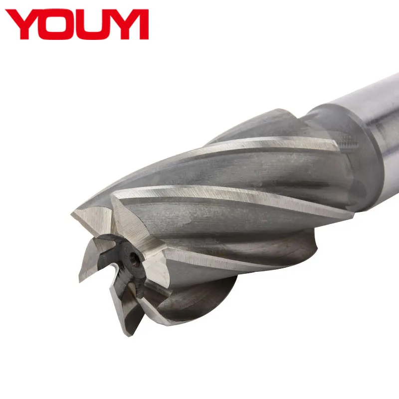 DIN845 HSS M2 6flute milling tool for steels high precision end mills supplier