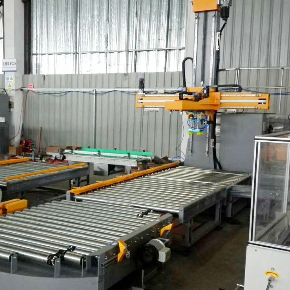 Automatic Low price Economy Single column Robot Palletizer for  carton case box