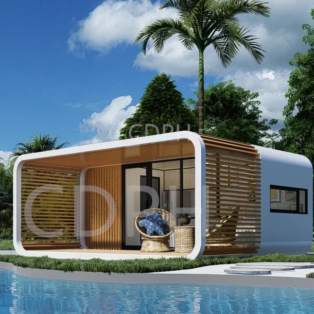 CDPH Открытый Кемпинг вилла дом стальной стручок сафари роскошный отель глэмпинг Яблочный домик с кондиционером