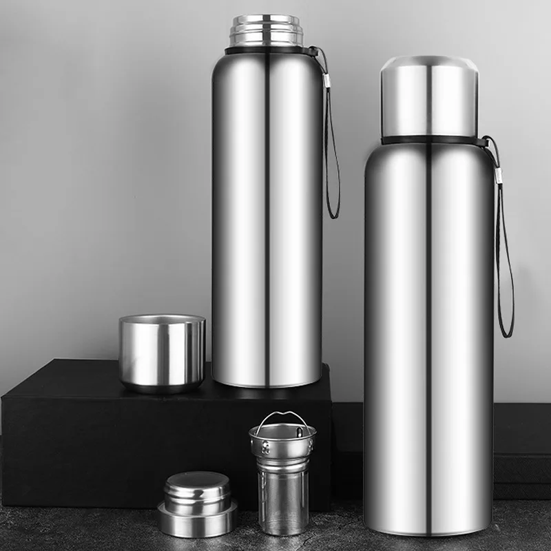 High-end 100% All-steel Thermos Super-capacity Male 316 Stainless Steel Flask Thermos Pot 24 Hours