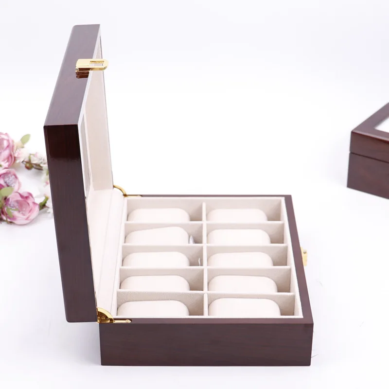 High Quality Fashion New Design Leather Watch Case Organizer Custom Display Watch Collection Box