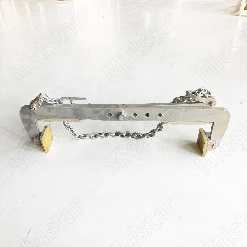 Midstar carrying clamp lifting heavy cargo steel rubber lifting fixture slab clamp for granite marble stone