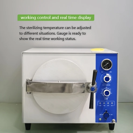 Hot Sale 20L 24L Liter Medical Lab High Temperature Portable Autoclave Machine Steam Sterilizer autoclave