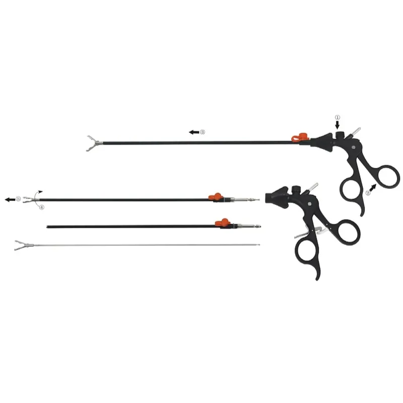 Laparoscopic Instruments 10mmForceps Medical Price Flexible Biopsy Forceps With Insulated Handle Laparoscopic Instrument Surgery