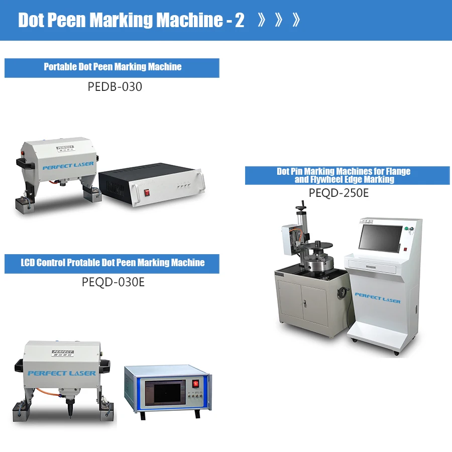 Perfect Laser Cheap Price Flat Dot Pin Peen Marking Machine For Nameplate/Chassis Number