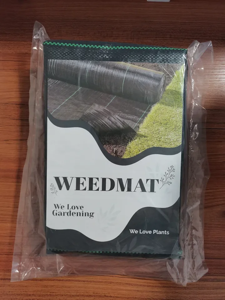 Black Color Nonwoven Ground Cover Weed Barrier Plastic Weed Control Mat Weed Mulch Black Landscape Fabric