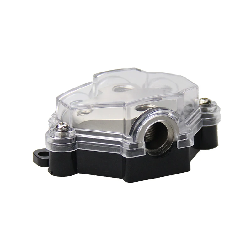 High quality Distribution Blocks 1*0ga In-2*8ga Out+1*4ga Out Power Distributor Block Fuse Holder