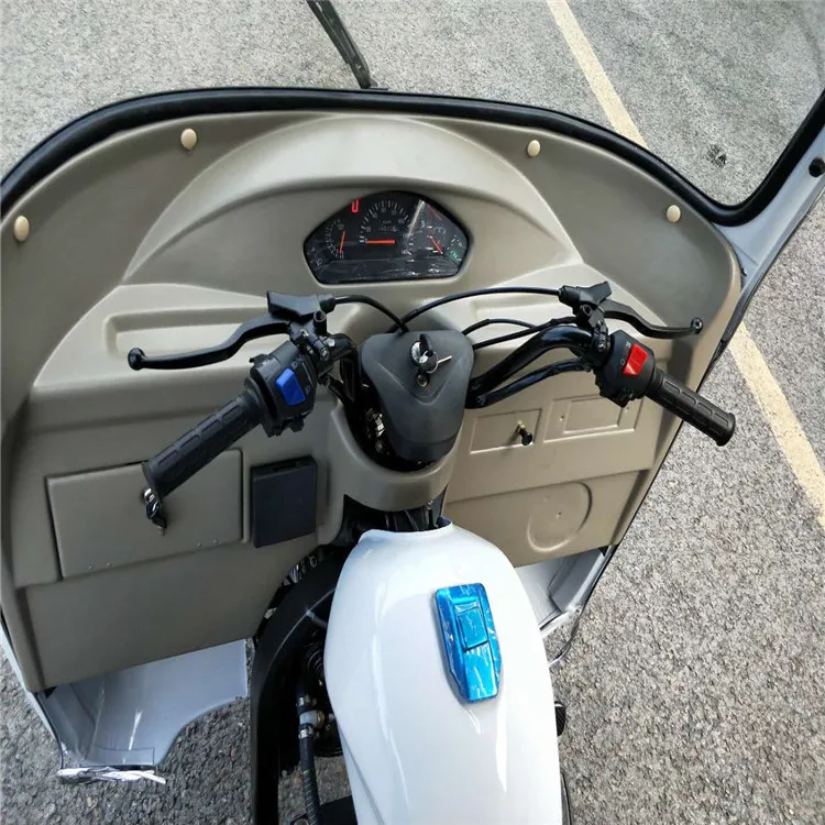 200cc factory price good quality tricycle 3 wheel closed body cargo motorcycle express tricycle