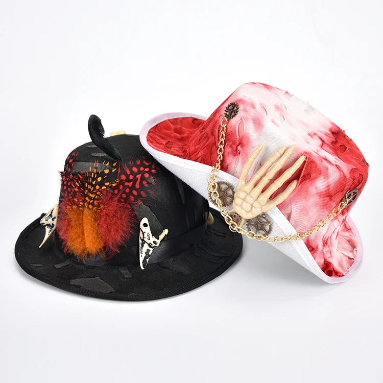 Halloween Fancy Dress Pirate Party Hats with Red Sash