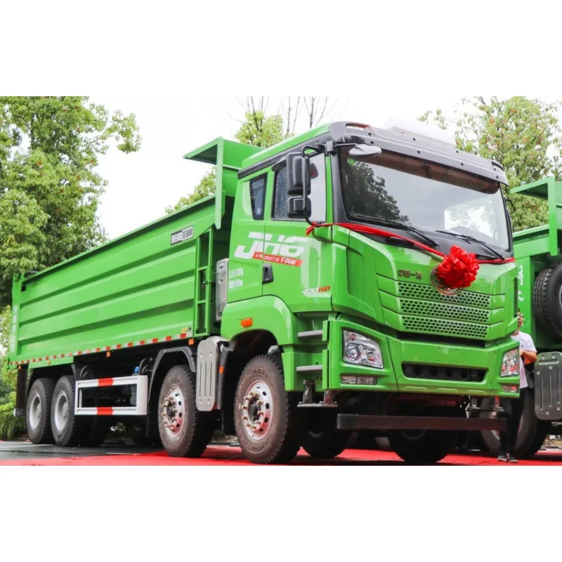 Хорошо продаваемый во всем мире тяжелый грузовик Qingdao Jiefang JH6 пилотная версия 400 лошадиных сил 8x4 6 5 метров самосвал
