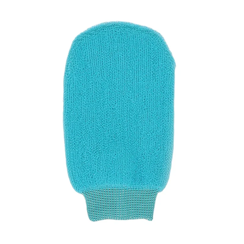 High Quality Customized Soft Cute Scrub Glof Silk Exfoliating Wash Coral Fleece Terry Cloth Glof Fleece Body Bath Mitt