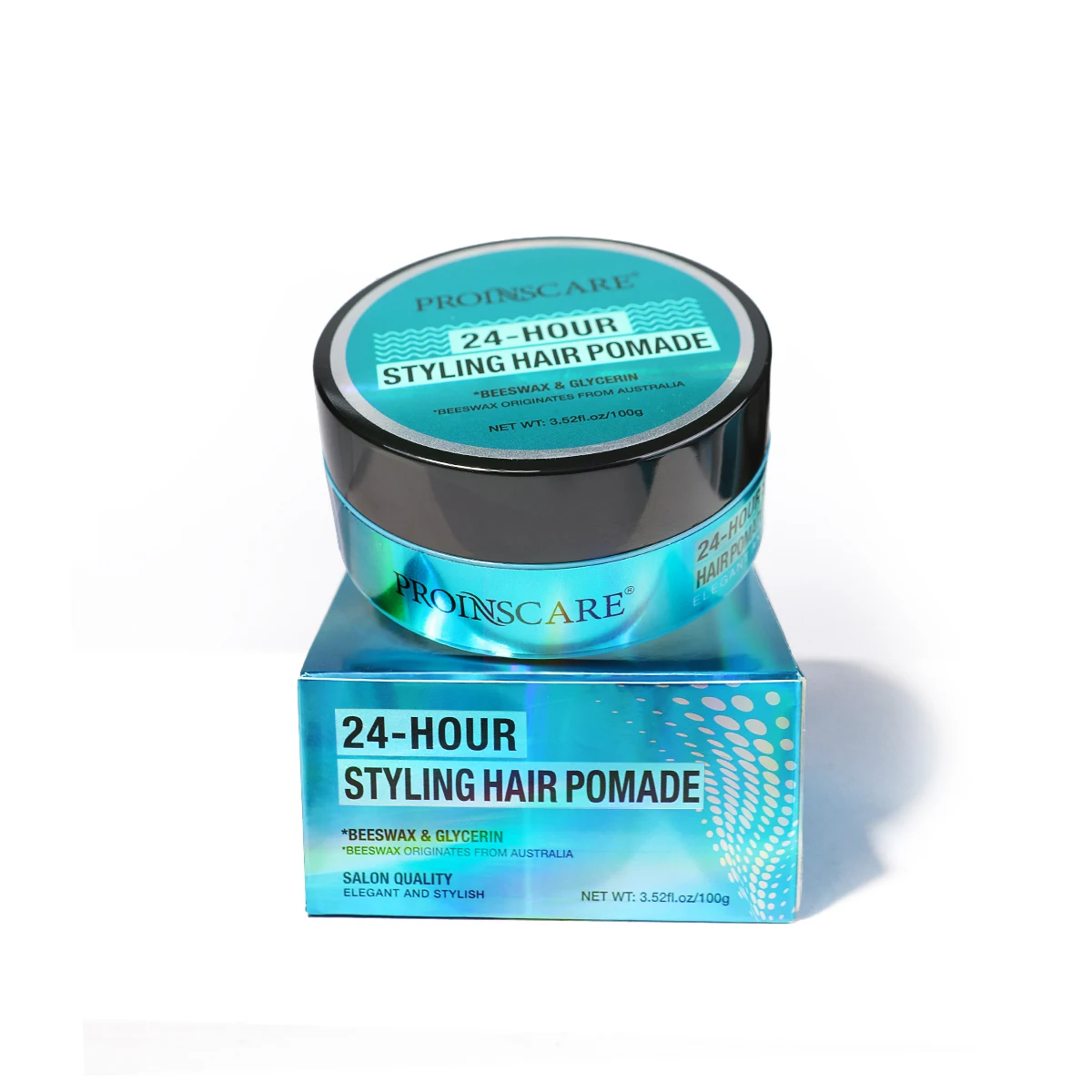 Помада для волос под заказ Собственная торговая марка изготовлена из натурального органического пчелиного воска и глицерина мужские Средства укладки помада