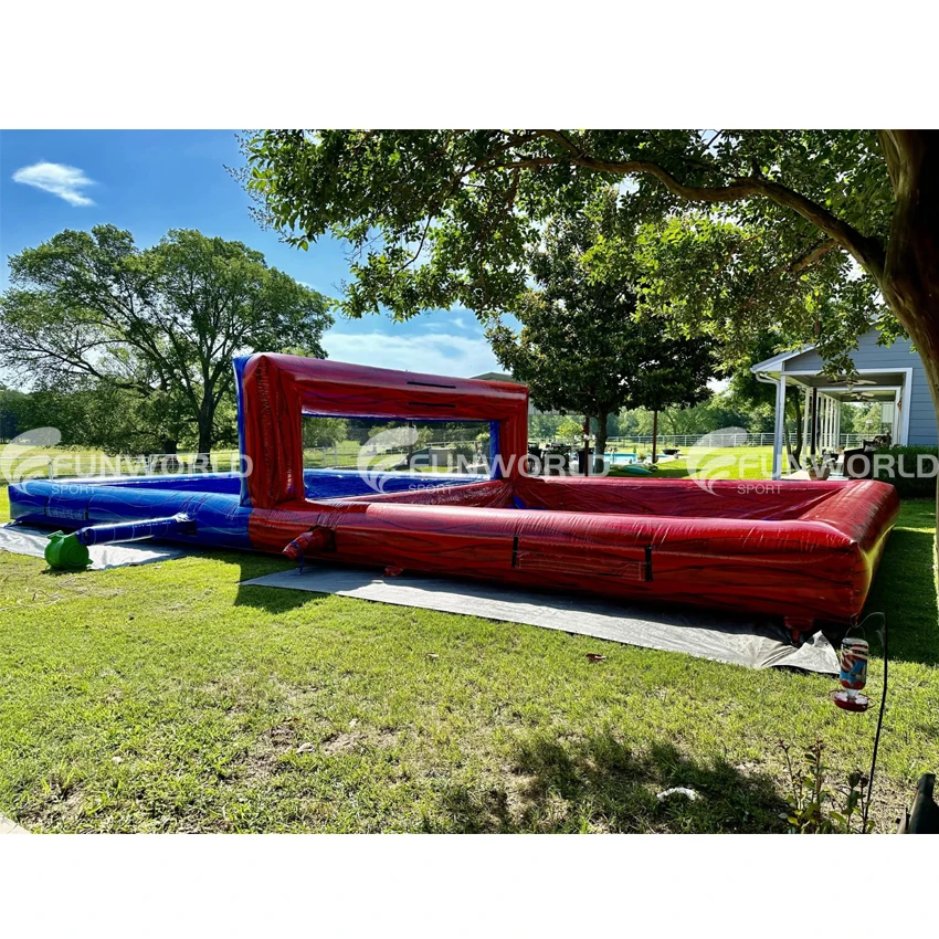 Large Pool Inflatable Volleyball Field / Inflatable Water Volleyball Court / Inflatable Tennis Court For Sport Games
