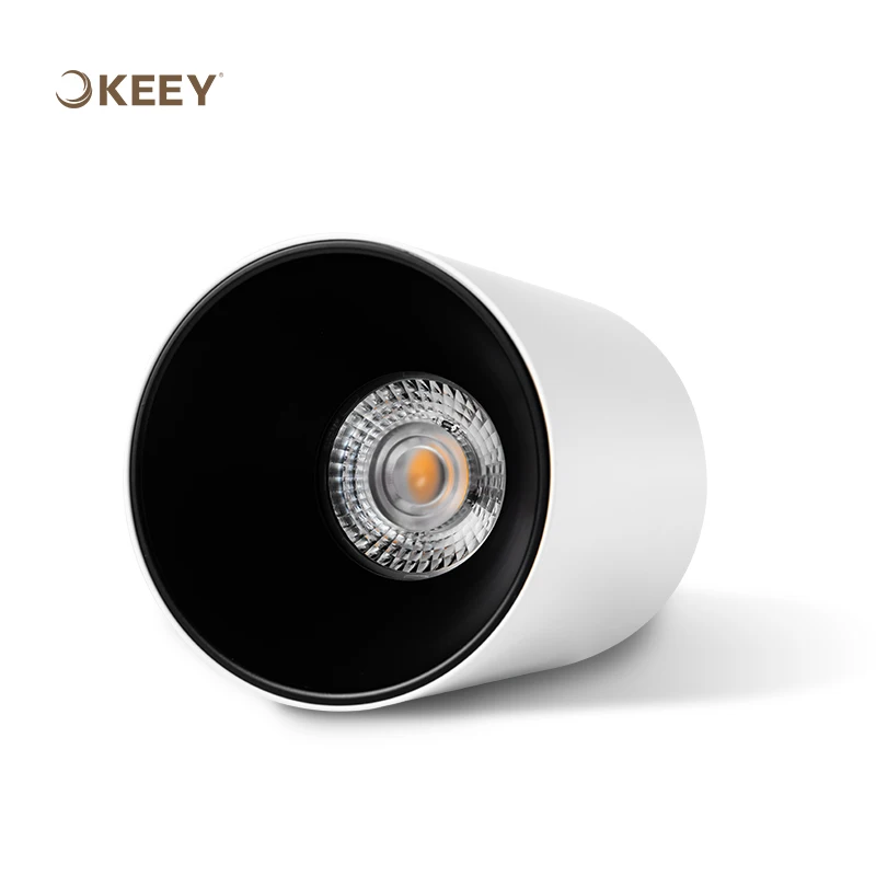 Keey latest 13w round led ceiling downlights lights surface mounted aluminum cob led downlight