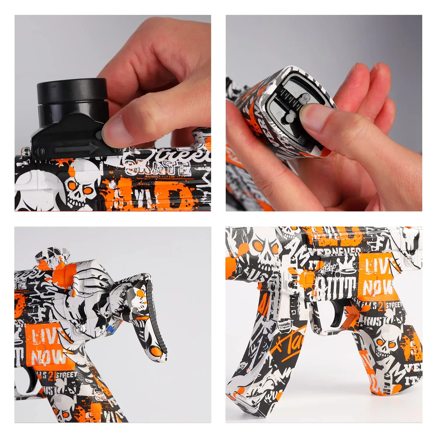 electric  gel ball launcher water ball blasting mini Handheld Shooting Battle Toy Adult Children Toy Gun Gel Gun