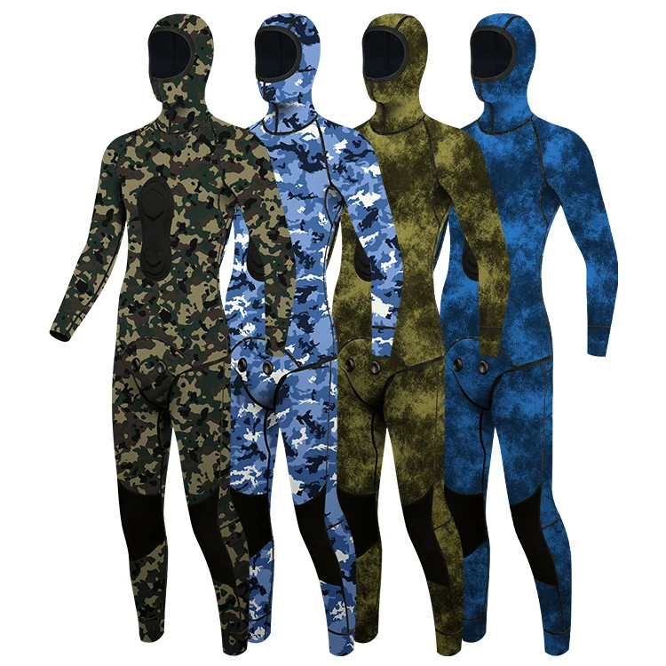 Custom Logo Camouflage Men Women Camo Spearfishing Wet Suit Camp Mens Spearfishing Wetsuits