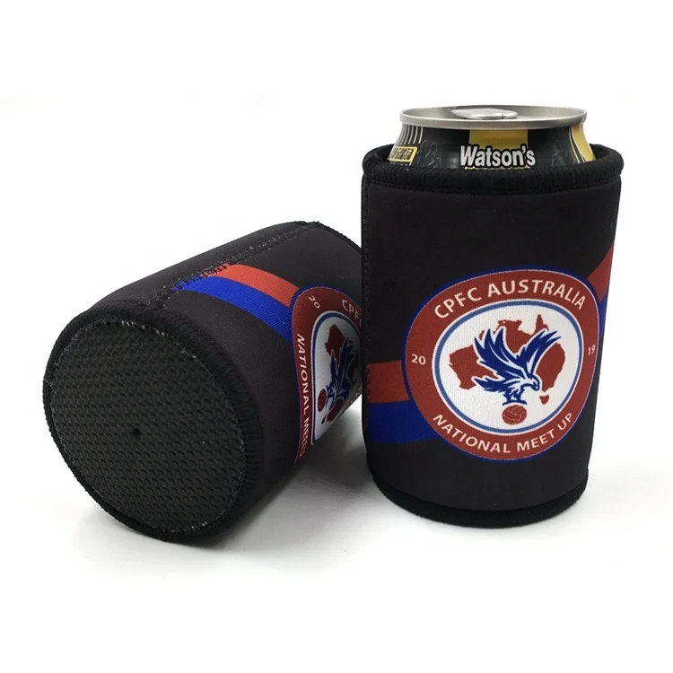 High Quality Manufacturer Customized Logo Heat Transfer Printing Neoprene Form Beer Can Coolers