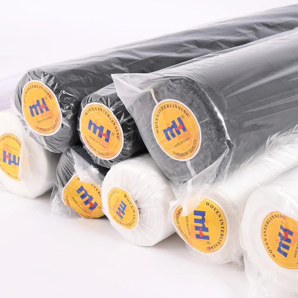 Оптовая продажа, редкий дизайн, основовязанный эластичный полиэфирный тканый прокладочный материал, плавкий прокладочный материал