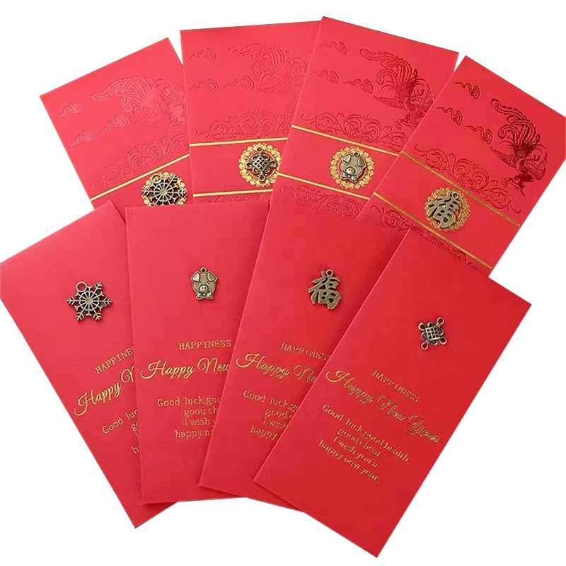 2024 New Year of Dragon Chinese New Year Red Envelope Customized Red Packet