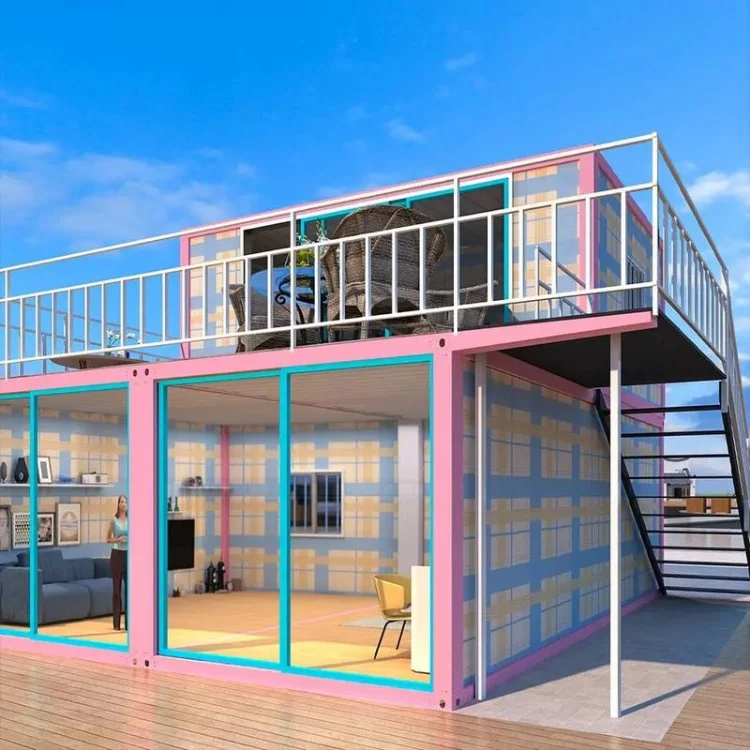 Portable Mobile House 2 Bedroom Luxury Flat Pack Folding Container House for Sale