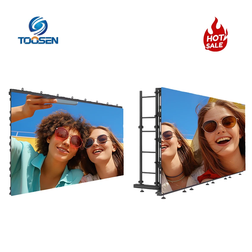 Toosen P1.2 P1.5 P1.8 P2 P2.5 P3 P4 P5 P8 P10 Full Color LED Screen Indoor And Outdoor Stage LED Display Cabinet For Video Wall