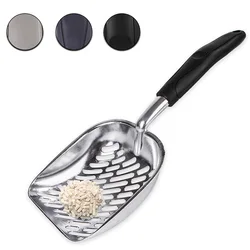 Cat Litter Scooper - Non Stick Jumbo Metal Waste Clump Remover Sifter - Deep Shovel