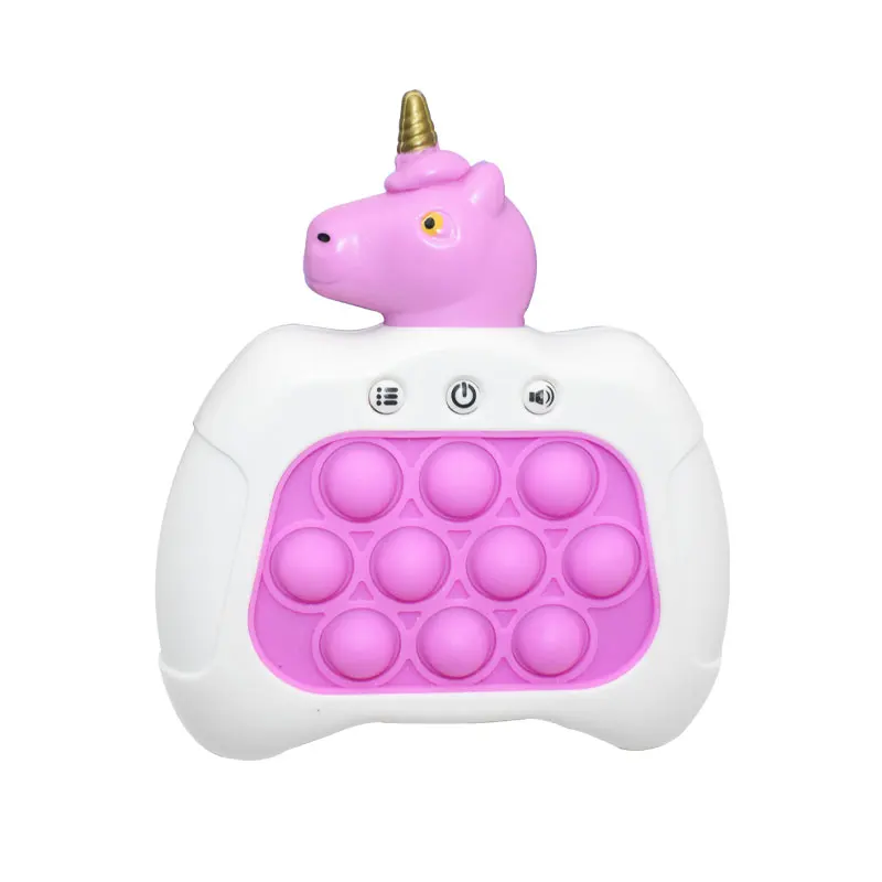 Hot Speed Push Music Game Machine Educational Plastic Toy for Children to Exercise Hands and Brains by Pressing Buttons