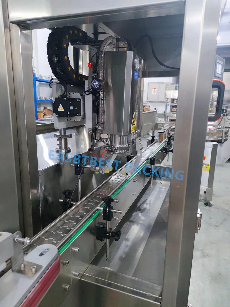 Automatic Syrup Chili Sauce Honey Glass Jam Jar Filling and Capping Machine