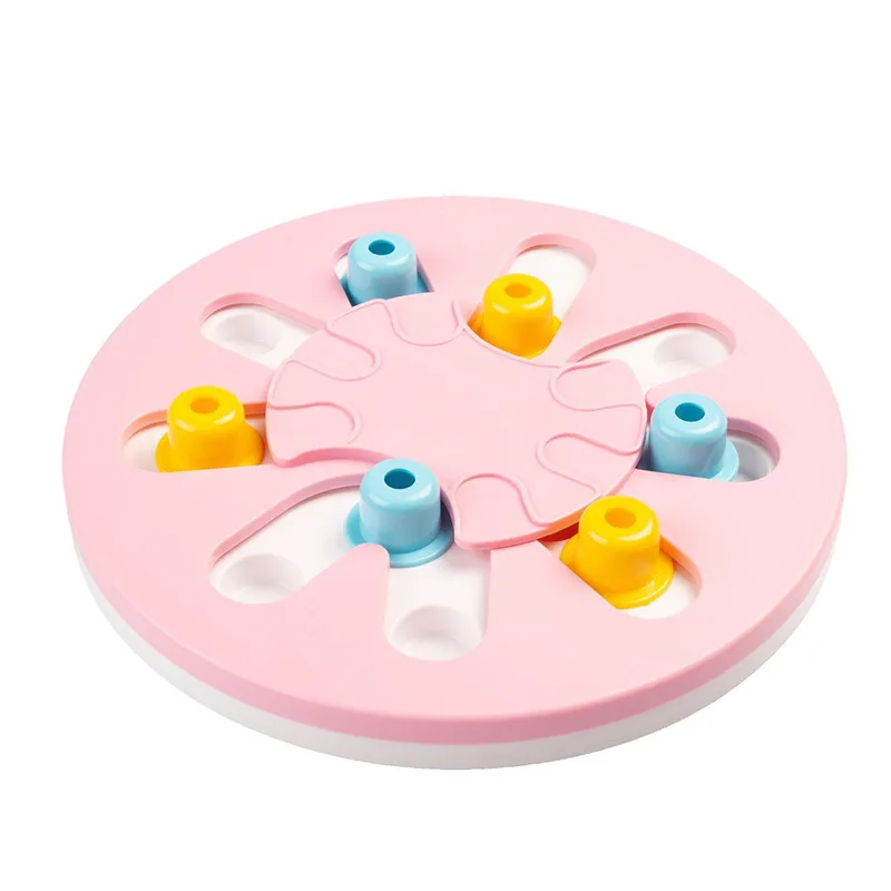
Amazon New Design Eco-Friendly Plastic Dog Puzzle Toys Interactive Pet Slow Feeder Interactive Dog Bowl Game Toys 