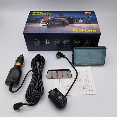  Лучший Автомобильный видеорегистратор Blackbox Full HD 1080P с двумя видеорегистраторами и обзорной камерой для автомобильной аварии