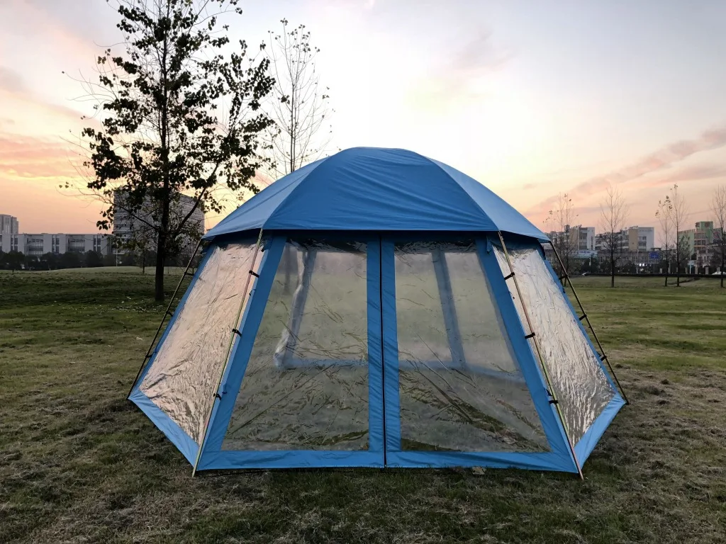 Germany Market 500 x 433cm Round Multi-Use Pool Dome Fits Spas And Pools Up Pvc Transparent Pool Cover Tent for Patio