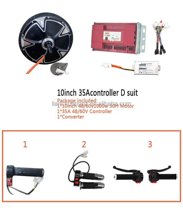 MEIDISI 10inch 1000w 2000w spoke motor controller for electric scooter motorcycle conversion kits