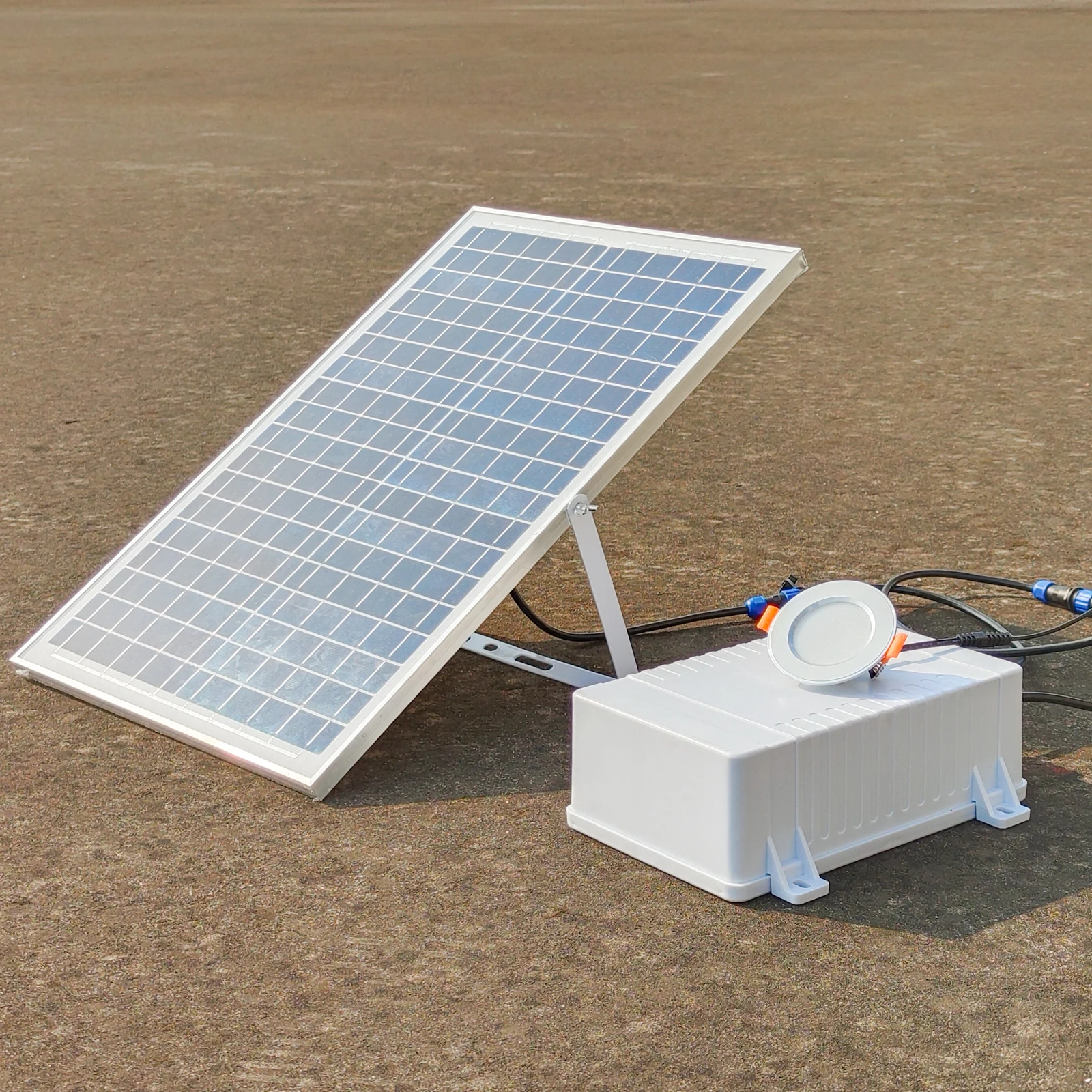 Custom 12.8V Solar Energy System Smart Solar Controller Mini UPS For CCTV/Outdoor Light/Alarm