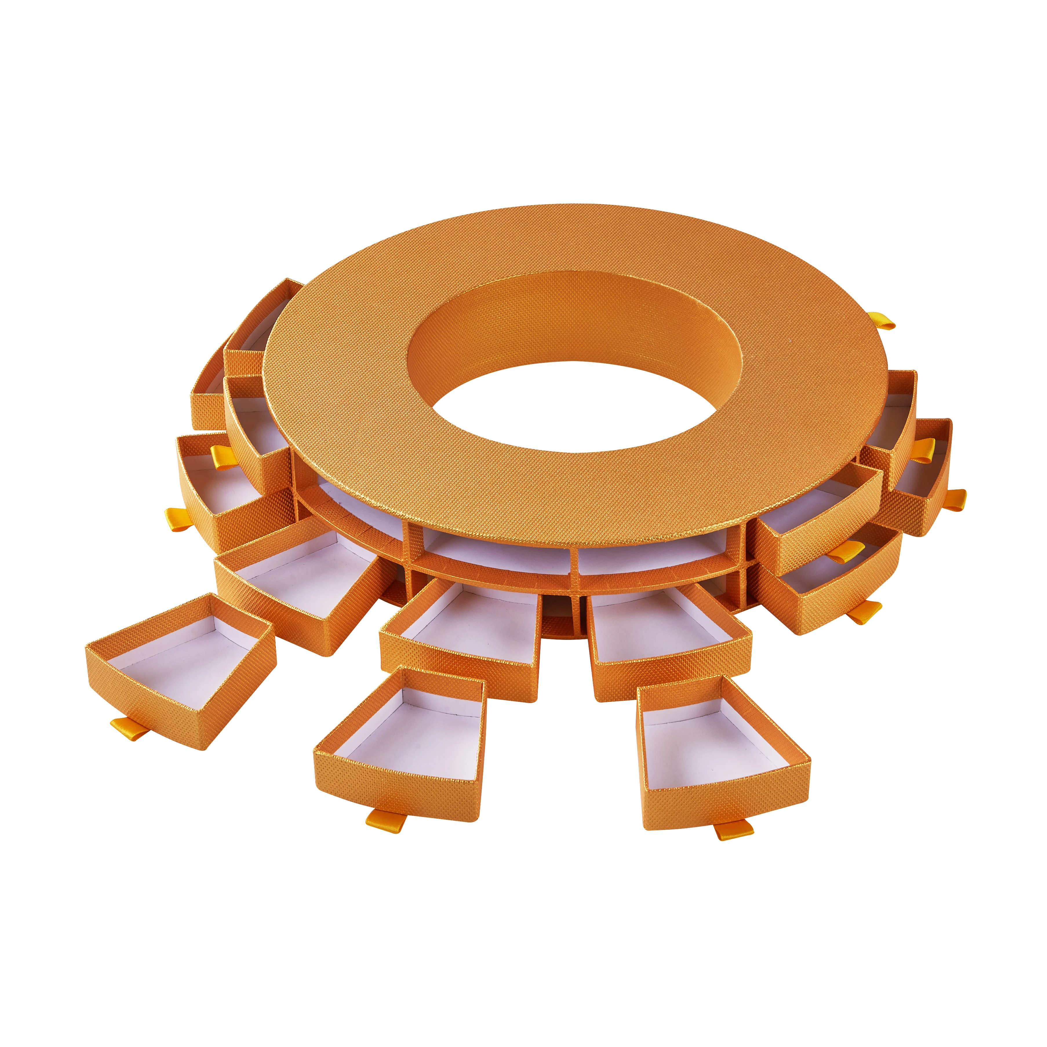 Food Grade Cardboard Fancy Bespoke Surprise Gift Packaging Macron Round Box Rigid Boxes Packprince Paperboard Accept