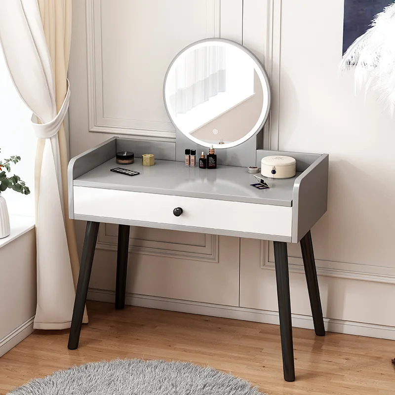 Bedroom Network Makeup Table Modern Simple Storage Cabinet Integrated Nordic Makeup Table For Sale