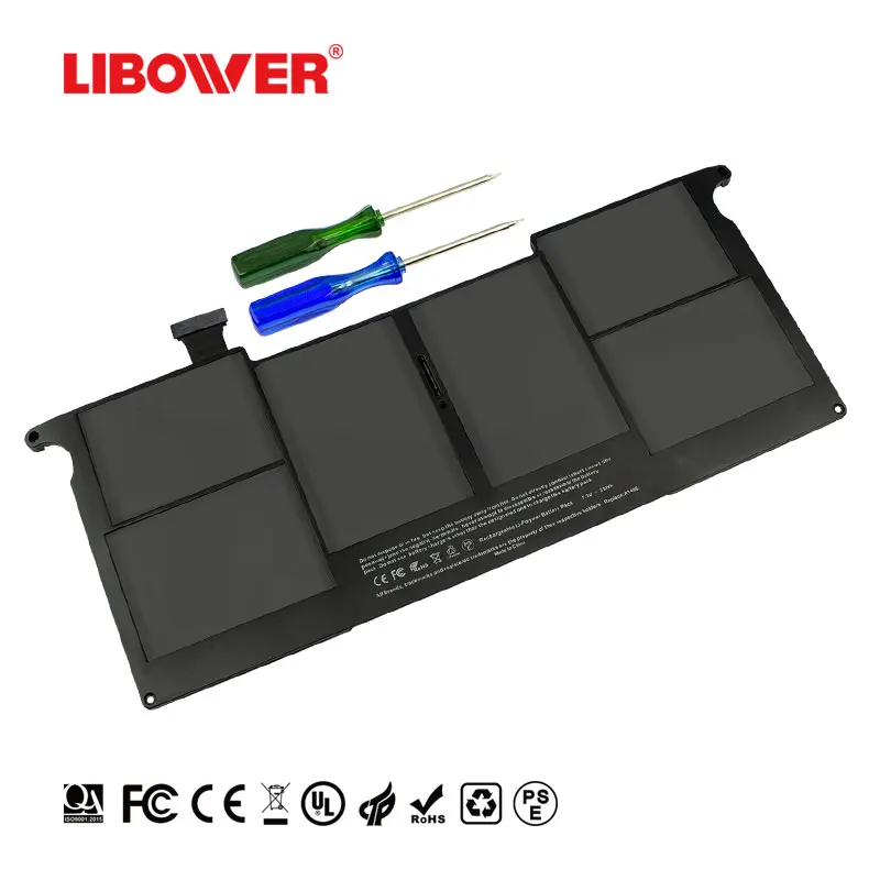 LIBOWER Factory price Notebook battery A1406 Laptop battery for Apple MacBook Air A1370 mid-2011 2012 A1465