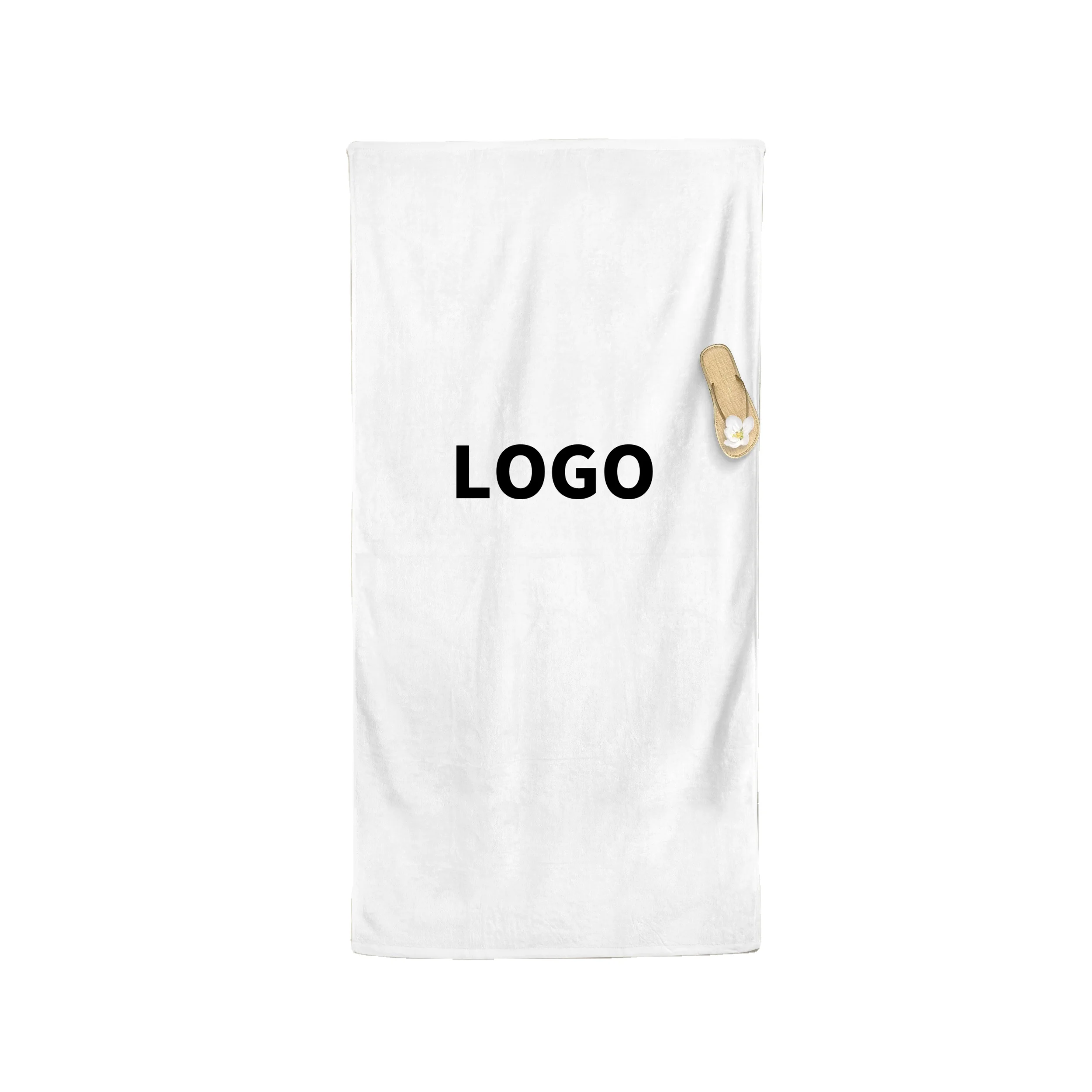 High Quality Wholesale 100 polyester towel Customized Premium Super Absorbent blank polyester beach towels