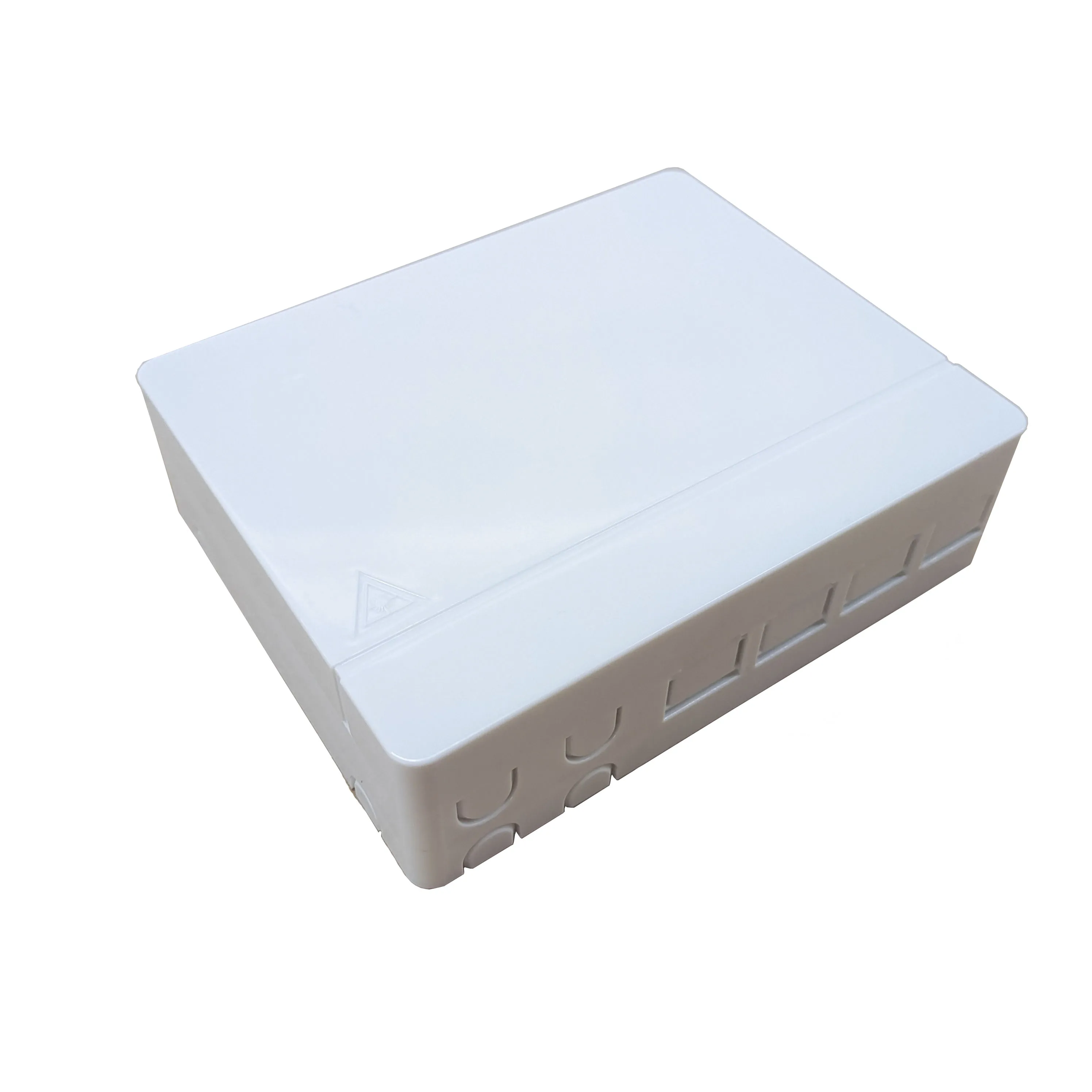 fiber optic equipment mini 4 cores fiber optic  wall mounting terminal  box capacity SC SX /LC DX adapters