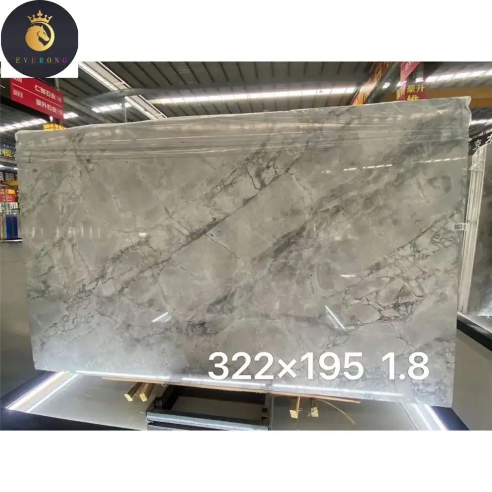 Luxury polished raw super white quartzite slab for home decoration