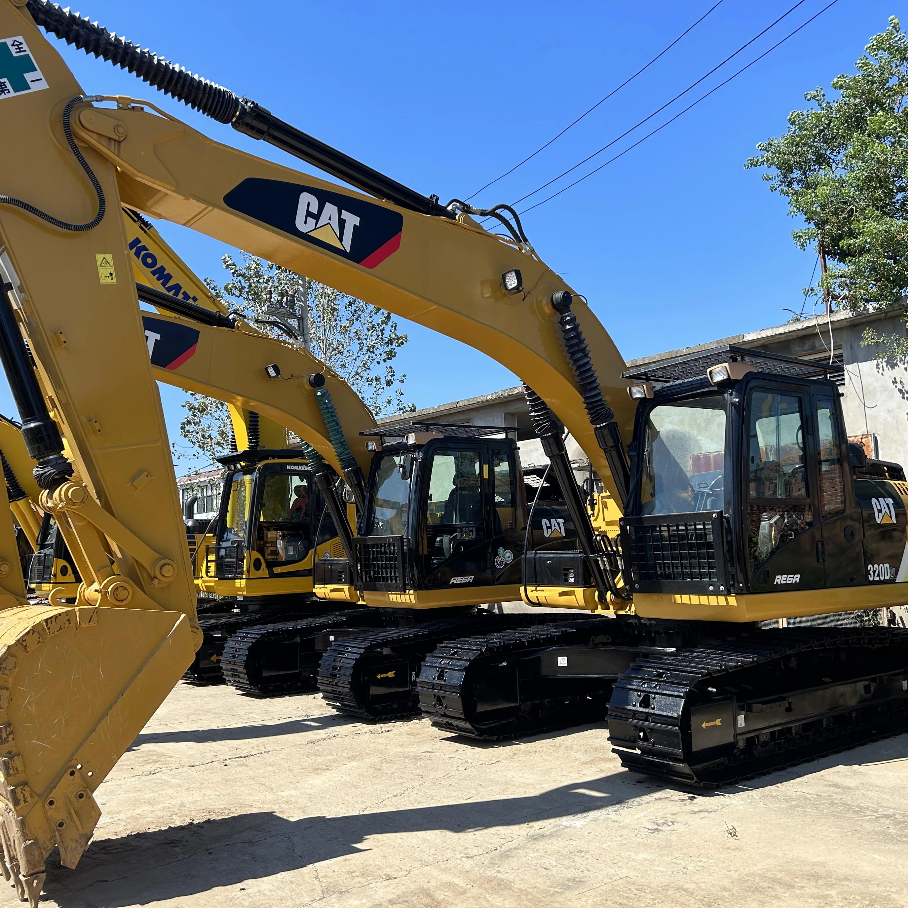 20 Ton 30 Ton Used CAT 320D Excavator CAT 320DL 320D2 320C 320BL Digger Earthmoving Mining Work Heavy Duty Equipment