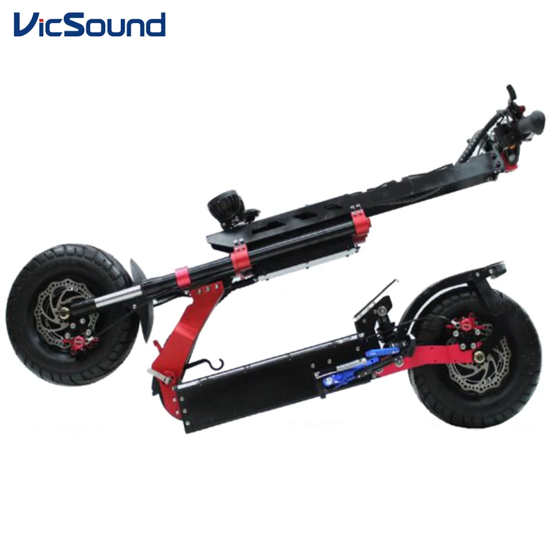 Vicsound Powerful folding eu warehouse offroad 5600W 13 Inch big wheel electric scooter